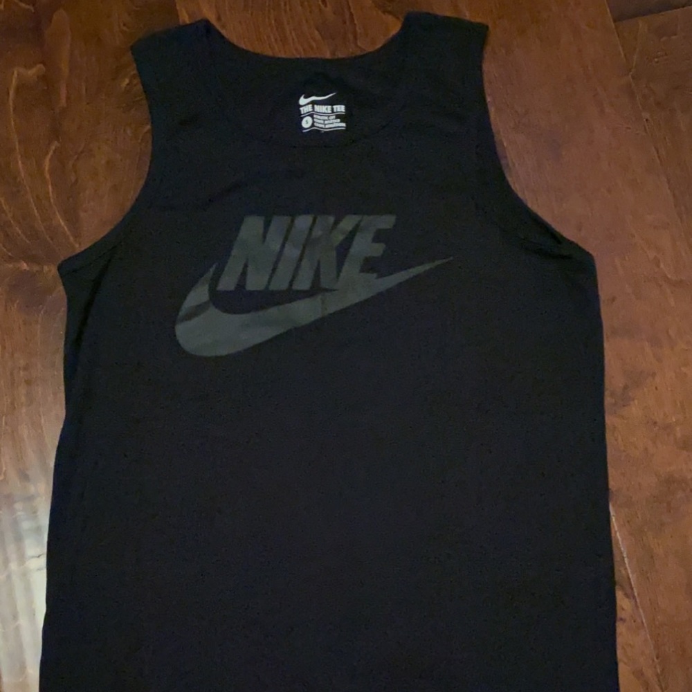 All Black Nike Tank Top Size Small